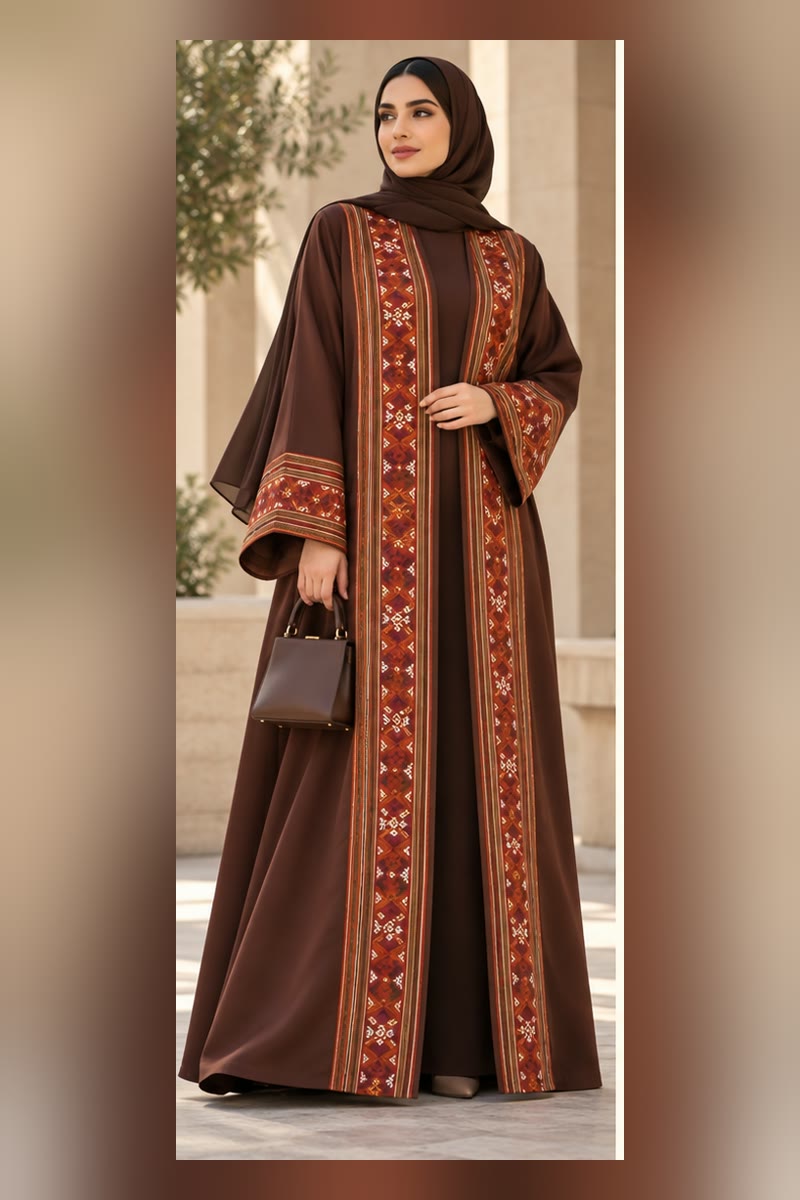 هندسة الجمر — عباءة مفتوحة