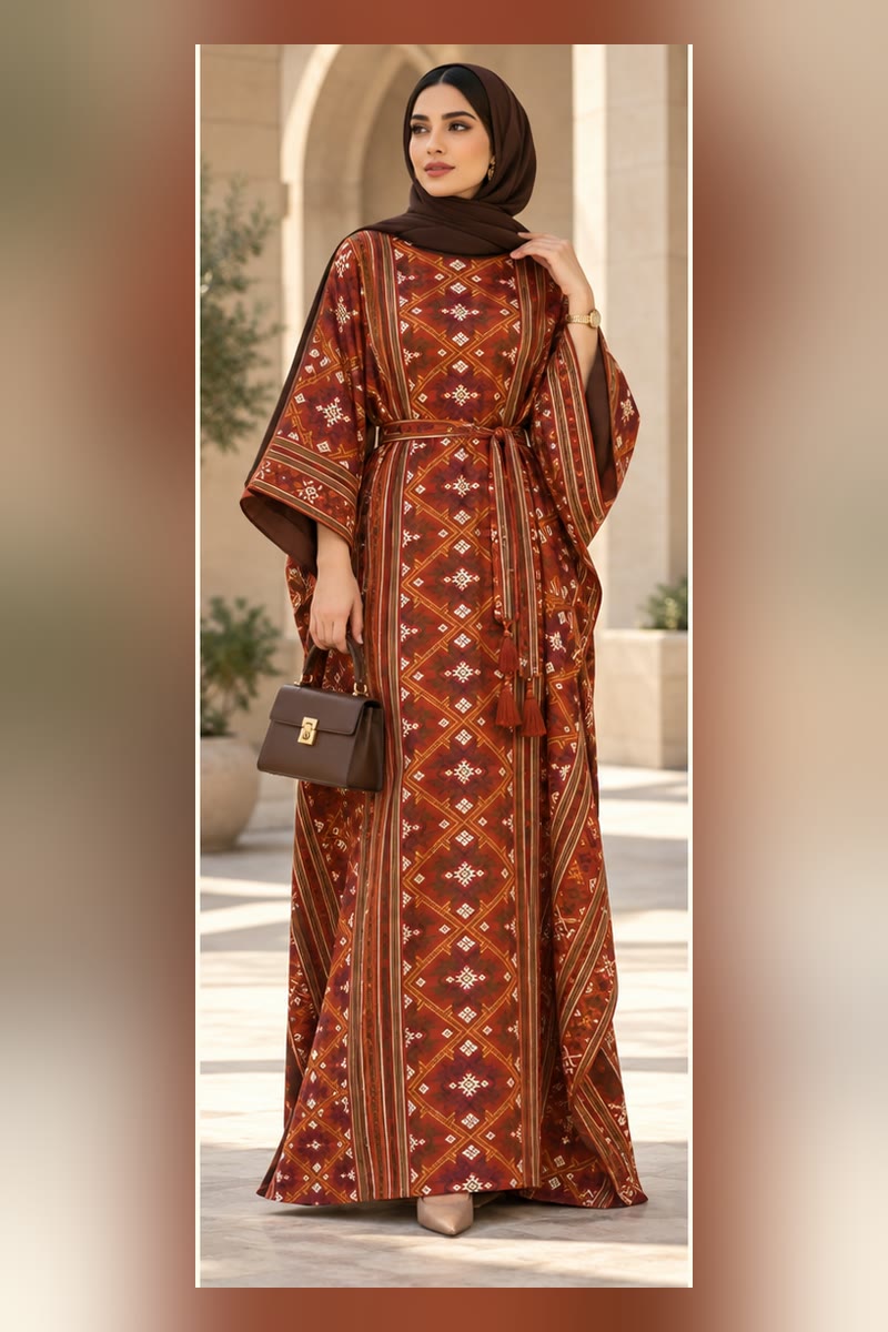 هندسة الجمر — قفطان معاصر