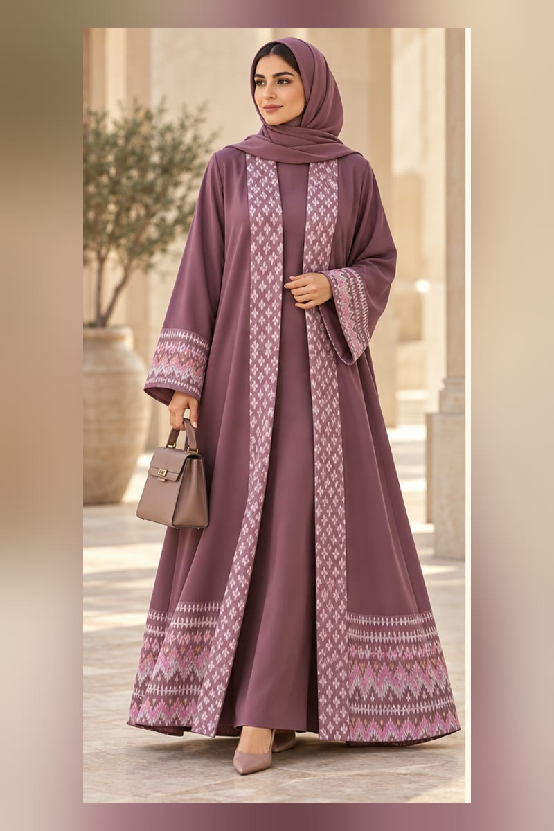 إيكات وردي — عباءة مفتوحة