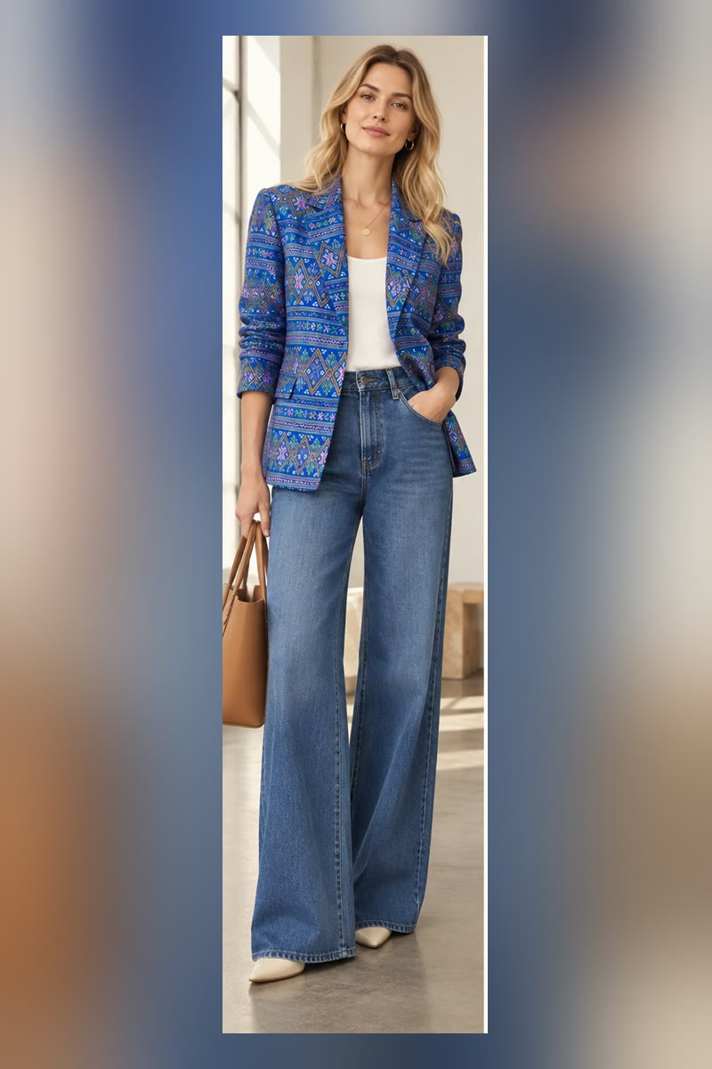 Royal Blue Rhythm — Tailored everyday jacket
