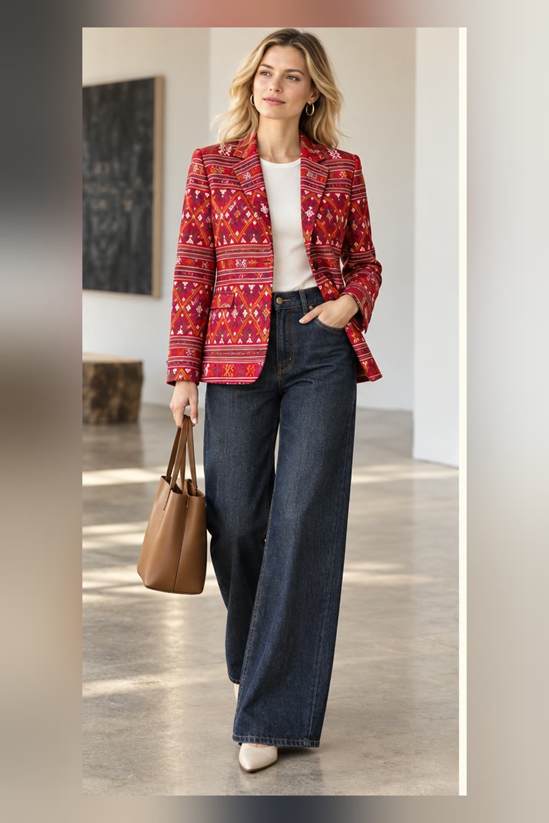 Vermilion Ceremony — Tailored everyday jacket