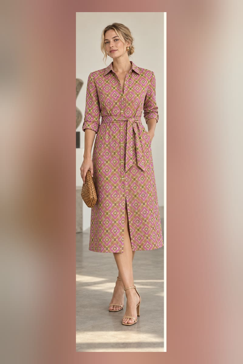 Orchid Diamond — Day-to-dinner dress