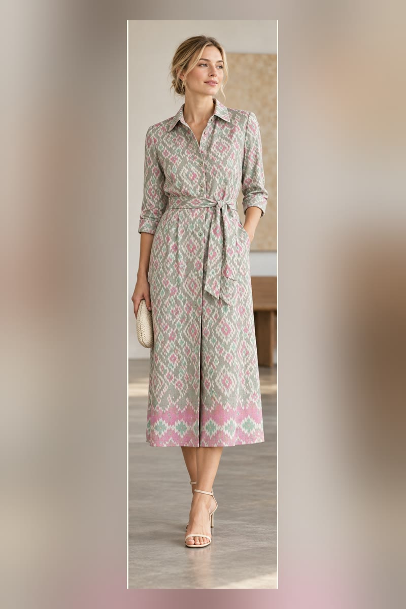 Lotus Mist — Day-to-dinner dress