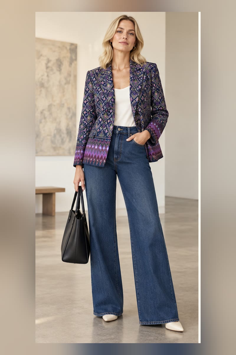 Midnight Garden — Tailored everyday jacket