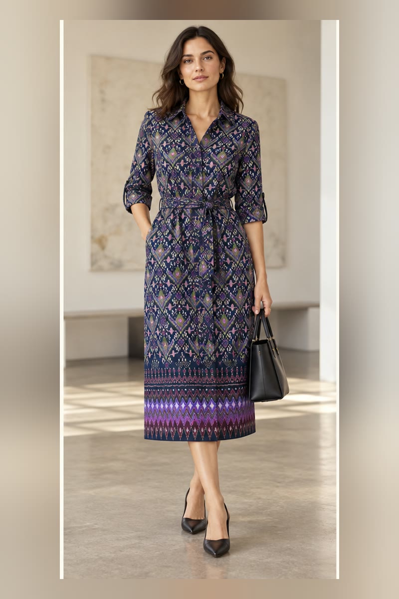 Midnight Garden — Day-to-dinner dress