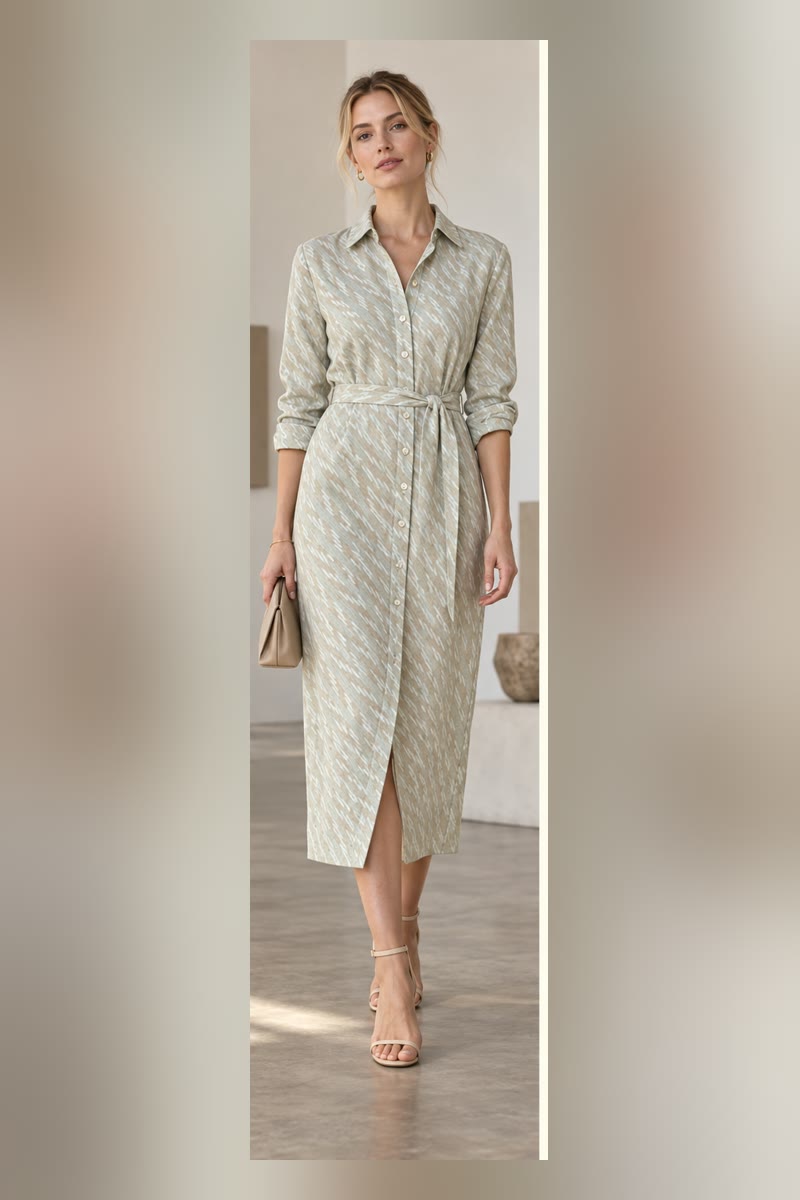Ivory Whisper — Day-to-dinner dress